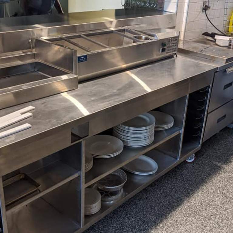 Stainless Prep and Hot Well Station