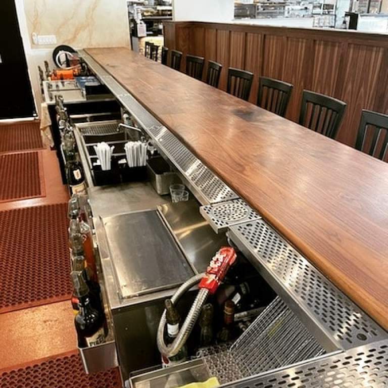 Stainless Drink Rail