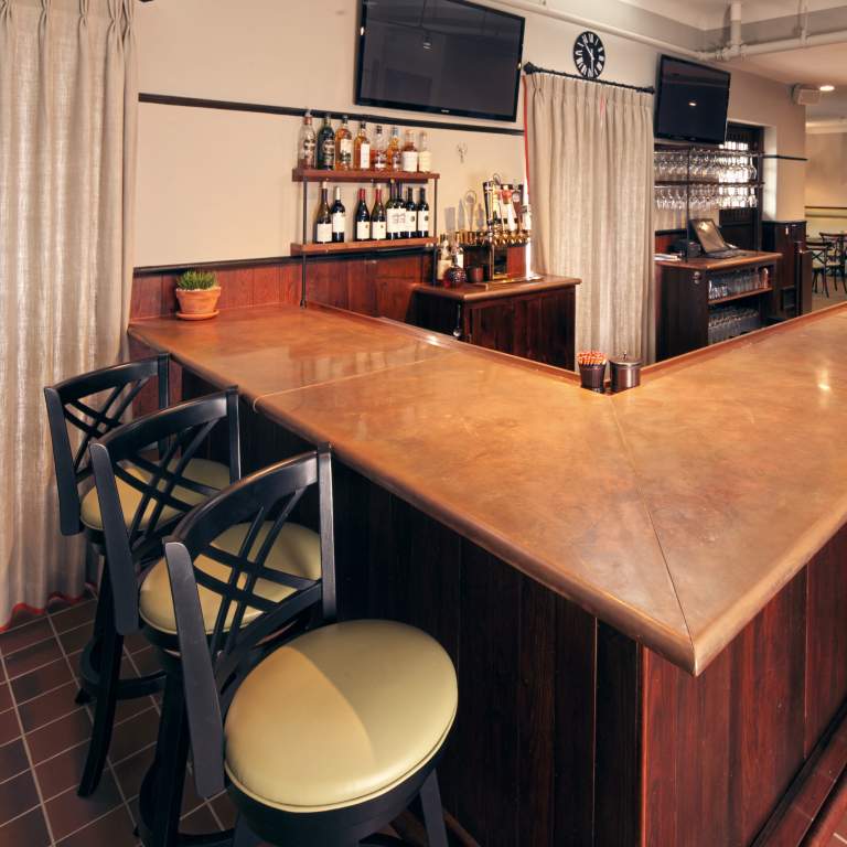 Copper Bar Countertop