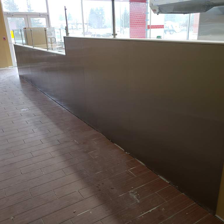 Stainless wall and trim