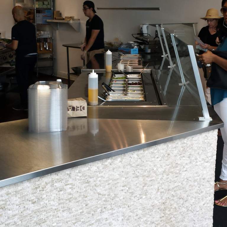 Stainless Steel Serving Counter