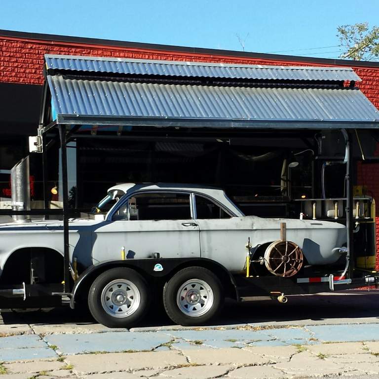 Custom BBQ Trailer