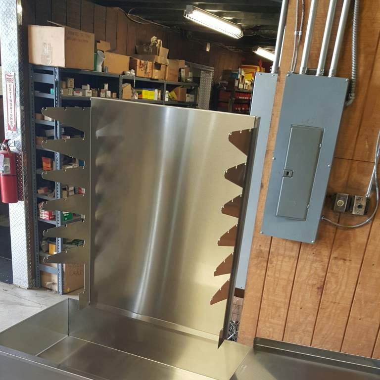 Stainless Steel Glazing Bin