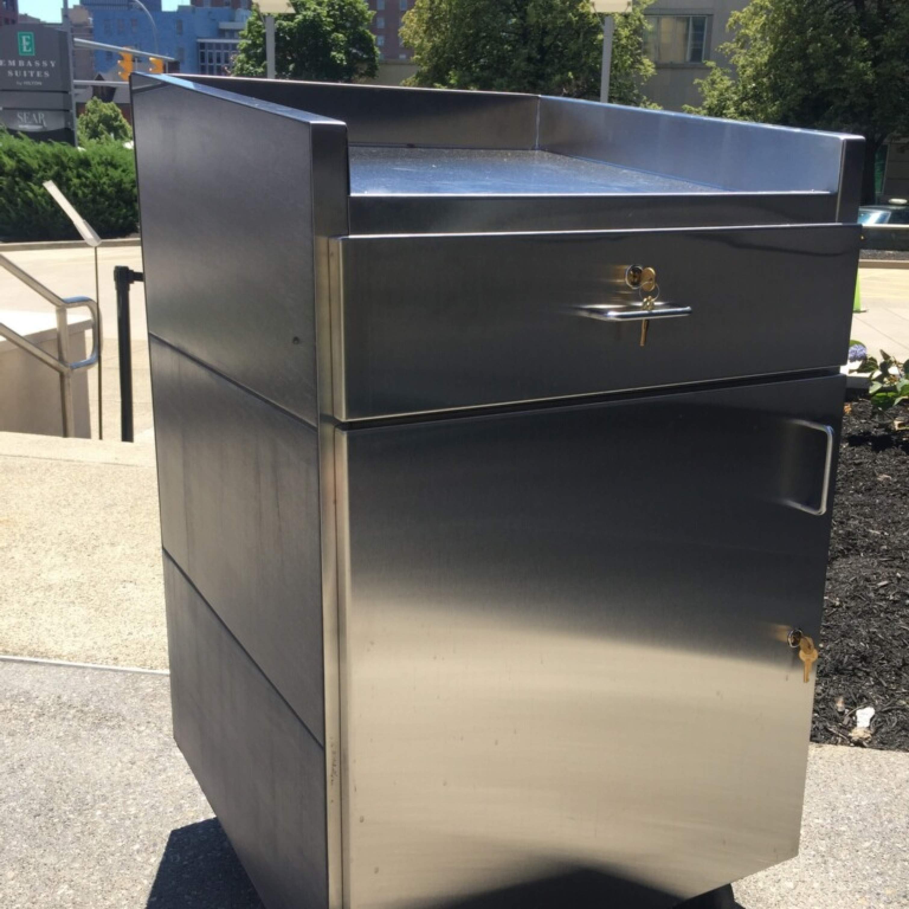 Stainless Steel Bar Cabinets - Bear Metal Works