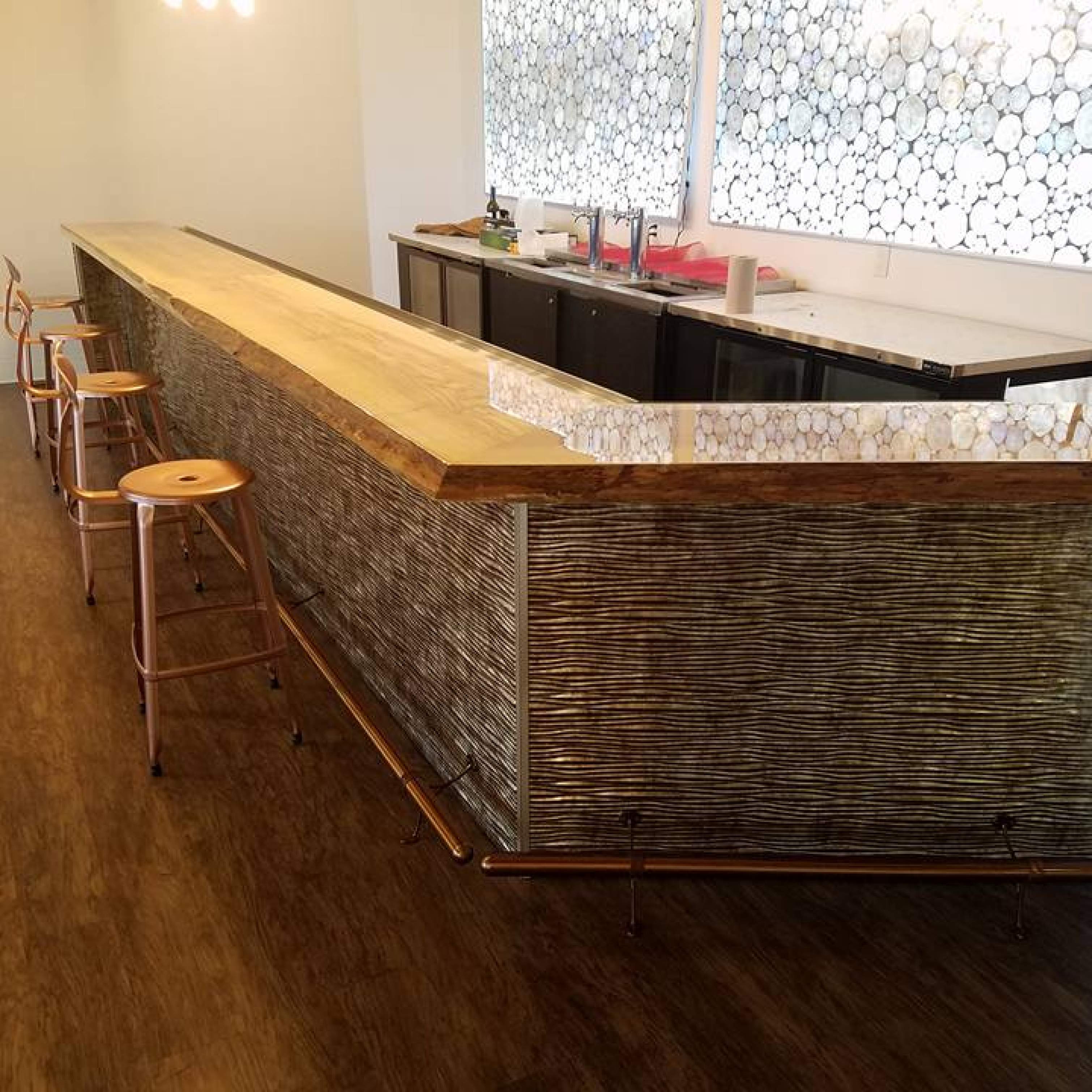 Copper Foot RailStainless Drink Rail Bear Metal Works