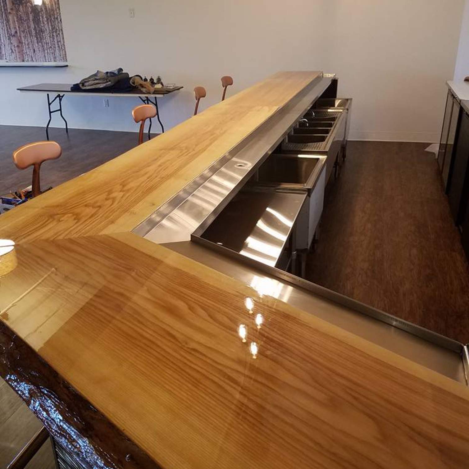 Copper Foot RailStainless Drink Rail Bear Metal Works