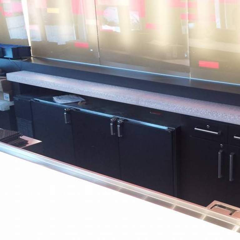 Stainless Steel Drink Rail and Window Trim